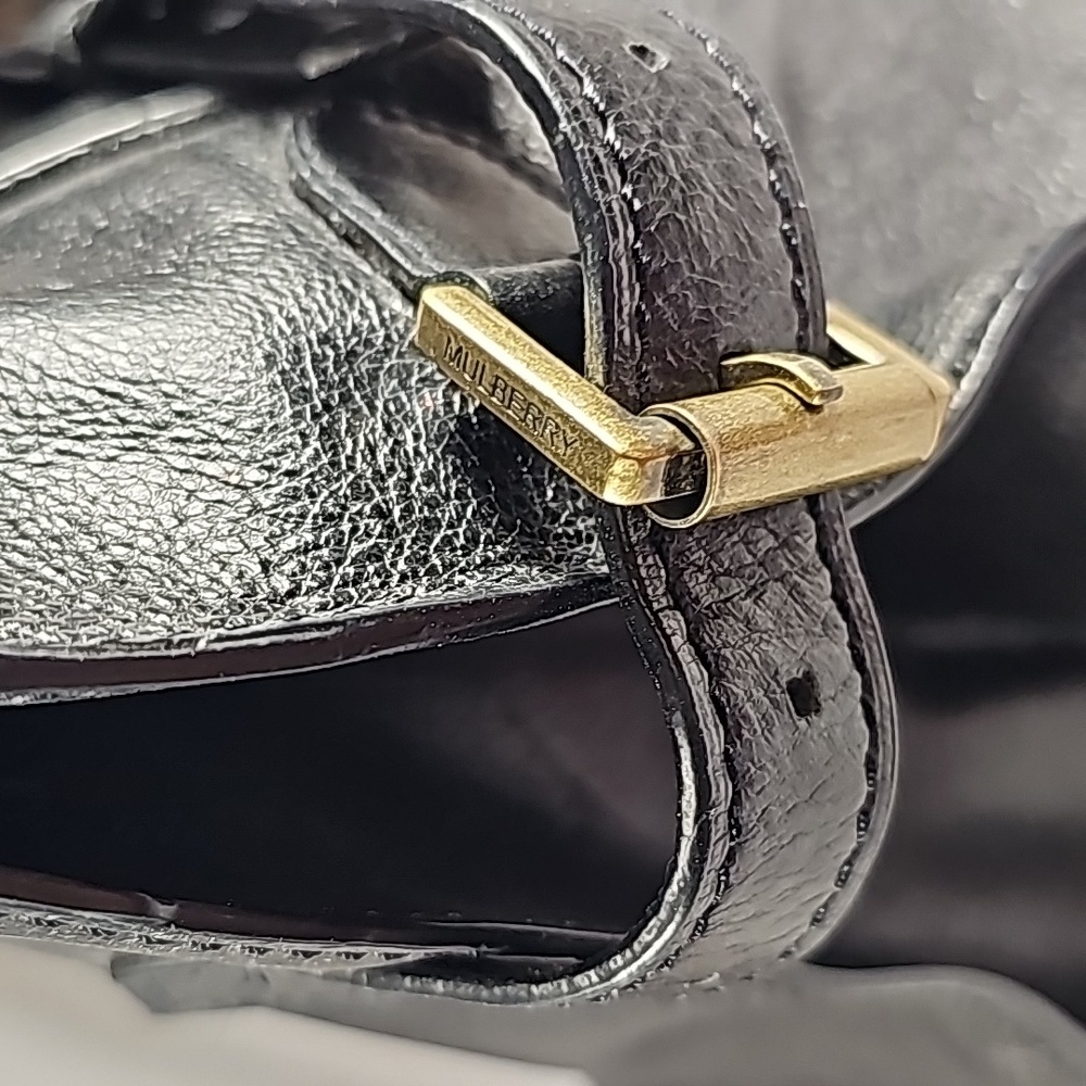 MULBERRY Elgin Black Leather Tote Bag - Picture 4 of 11